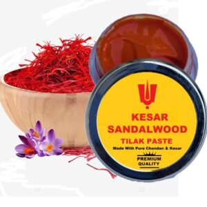 Kesar Sandalwood Tilak 30g, 100%Pure Premium Quality Kesar Chandan Stick Tika