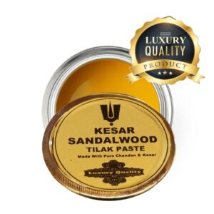 Kesar Sandalwood Tilak 30g, 100%Pure Luxury Quality Kesar Chandan Stick Tika